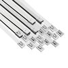 vidaXL Cable Tie 25 pcs 7.9 x 500 mm Silver