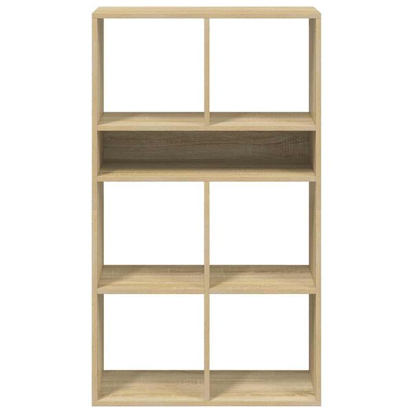 vidaXL Book Cabinet Sonoma Oak 66x31x112 cm Engineered Wood