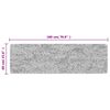 vidaXL Kitchen Rug Multicolour 60x180 cm Washable Anti Slip