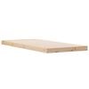 vidaXL Floor Bed Frame Natural 100 x 210 cm Solid Pine wood
