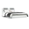vidaXL Bed Frame without Mattress White 140x200 cm