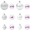 vidaXL Upside-down Artificial Pre-lit Christmas Tree with Ball Set PVC