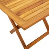 vidaXL Sun Loungers 2 pcs with Table Red Solid Wood Acacia