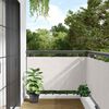 vidaXL Balcony Privacy Screen White 300x120 cm PVC