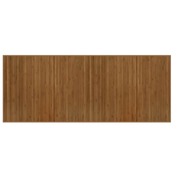 vidaXL Rug Rectangular Brown80x200 cm Bamboo