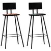 vidaXL Bar Chair | Set of 2 | Multicolour