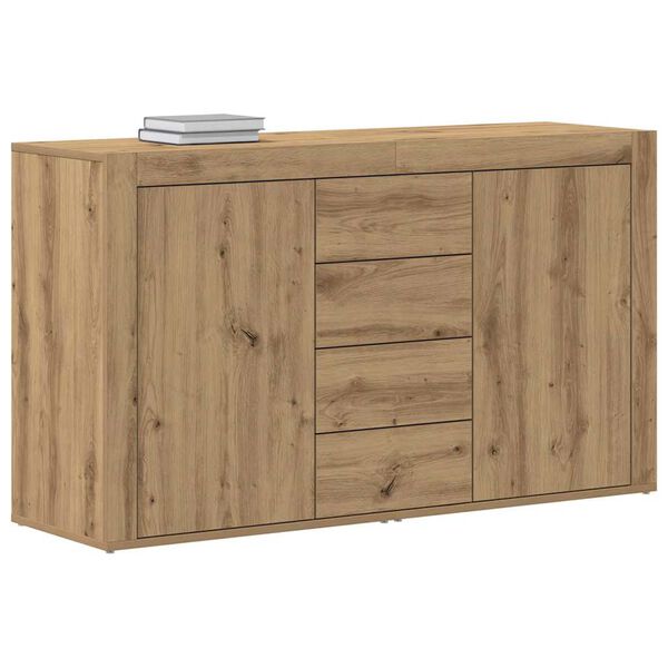 vidaXL Sideboard Artisan Oak 120 x 36 x 69 cm Engineered Wood