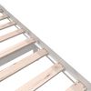 vidaXL Bed Frame without Mattress White Solid Wood 160x200 cm (810093+814205)