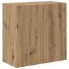 vidaXL TV Wall Cabinet 59.5 x 31 x 60 cm Artisan Oak Engineered Wood