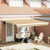 vidaXL Retractable Awning Multicolour 400 x 300 cm Fabric and Metal