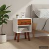 vidaXL Bedside Cabinet Solid Acacia Wood 40x30x57 cm