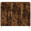 vidaXL Sideboard Smoked Oak 90x34x80 cm Engineered Wood