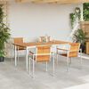 vidaXL Garden Dining Set 5 pcs Solid Wood Acacia