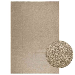 vidaXL Rug ZIZUR Beige 240x340 cm Jute Look Indoor and Outdoor