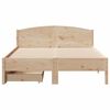 vidaXL Bed Frame without Mattress 140x200 cm Solid Wood Pine