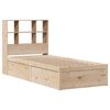 vidaXL Bed Frame without Mattress 100x200 cm Solid Wood Pine