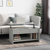 vidaXL Coffee Table Concrete Grey 102x50x52,5 cm Engineered Wood