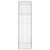 vidaXL Gabion Basket Post 50x50x180 cm Iron