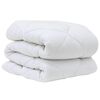 vidaXL Duvet with Pillows 3 pcs White Microfiber and Down Feather