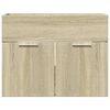 vidaXL Sink Cabinet Sonoma Oak 60x38.5x46 cm Engineered Wood