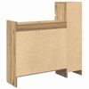 vidaXL Shoe Cabinet Artisan Oak 100.5 x 28 x 100 cm Engineered Wood
