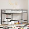 vidaXL Kids'Loft Bed Frame Black 90 x 190 cm Steel