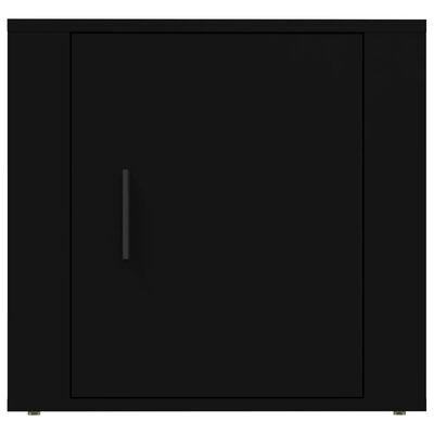 vidaXL Bedside Cabinets 2 pcs Black 50x39x47 cm