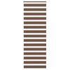 vidaXL Zebra Blind Brown 90x200 cm Fabric Width 85.9 cm Polyester