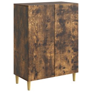 vidaXL Sideboard Smoked Oak 66 x 34.5 x 90 cm Engineered Wood