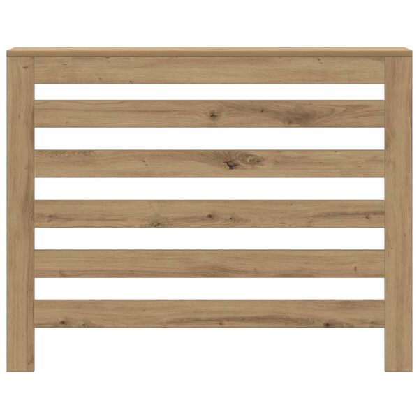 vidaXL Radiator Cover Artisian Oak 104x20x82 cm Engineered Wood