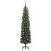 vidaXL Artificial Christmas Tree with 300 LEDs with Stand Green 210 cm