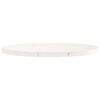 vidaXL Table Top Round White &Oslash;80x3 cm Solid Wood Pine