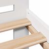 vidaXL Bed frame without Mattress White 140x190 cm Solid Wood Pine