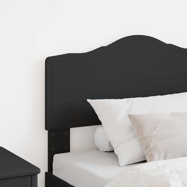 vidaXL Headboard with Headboard Black Oak 75 cm Engineered wood