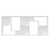 vidaXL Book Cabinet White 67x24x161 cm Engineered Wood