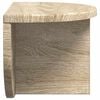 vidaXL Wall Shelf 2 pcs Sonoma Oak 38 x 19 x 19 cm Engineered Wood