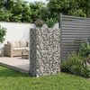 vidaXL Gabion Raised Bed Silver 90 x 50 x 150 cm Galvanised Steel