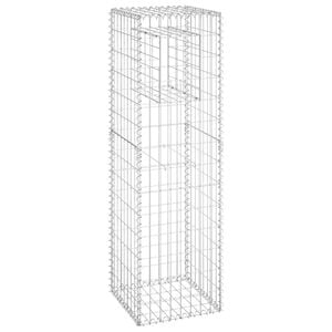 vidaXL Gabion Basket Post 40x40x140 cm Iron