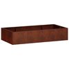 vidaXL Retaining Wall 6 pcs 200 x 100 x 40 cm Weathering Steel Rusty