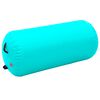 vidaXL Inflatable Gymnastic Roll with Pump 120x90 cm PVC Green