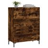 vidaXL Sideboard Smoked Oak 69.5x34x90 cm Engineered Wood