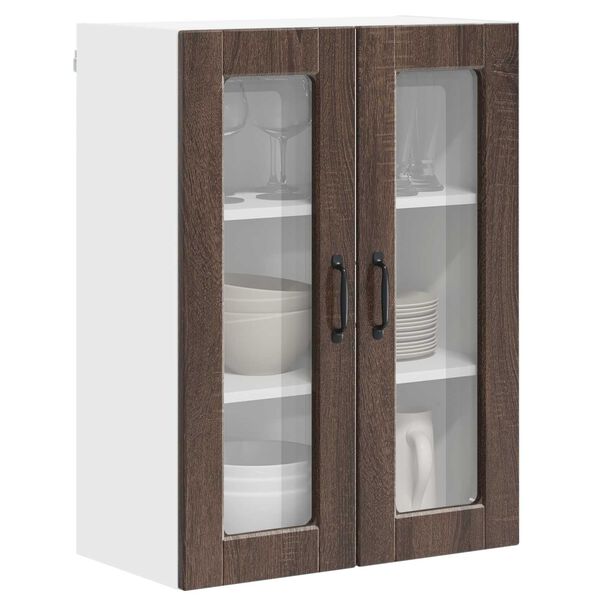 vidaXL Kitchen Cabinet Brown Oak 60 x 31 x 80 cm Engineered Wood