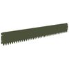 vidaXL Lawn Edging 30 pcs 103 x 15 cm Steel Olive Green