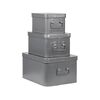 LABEL51 Storage Box Media 35x27x18 cm XL Antique Grey