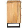vidaXL Bedside Cabinet Natural 50 x 33 x 62 cm Solid Mango Wood
