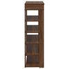 vidaXL Shoe Rack Brown Oak 80x30x98 cm Engineered Wood