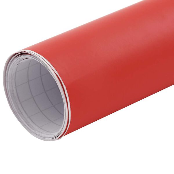 vidaXL Car Film Matt Red 100x150 cm