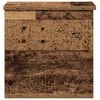 vidaXL Storage Box Old Wood 30 x 35 x 35 cm Engineered Wood