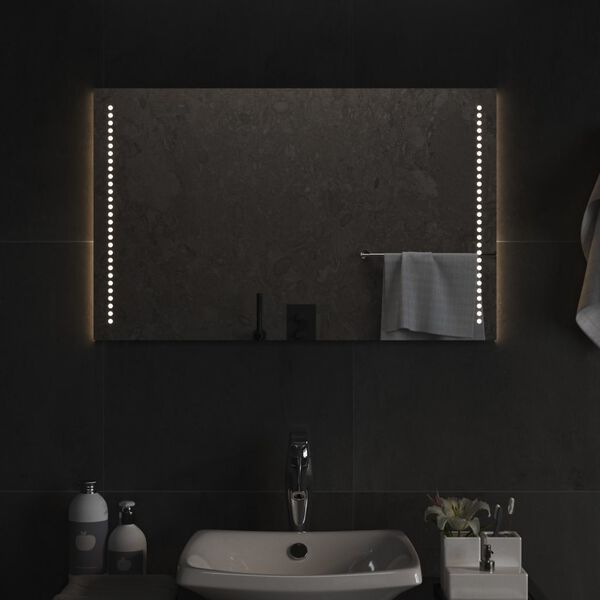 vidaXL LED Bathroom Mirror 50x80 cm