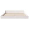 vidaXL Bed Frame White 120 x 190 cm Solid Pine Wood